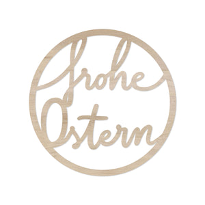 Holzkranz Frohe Ostern