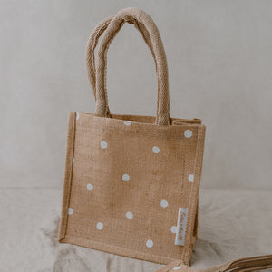 Mini Juteshopper Punkte